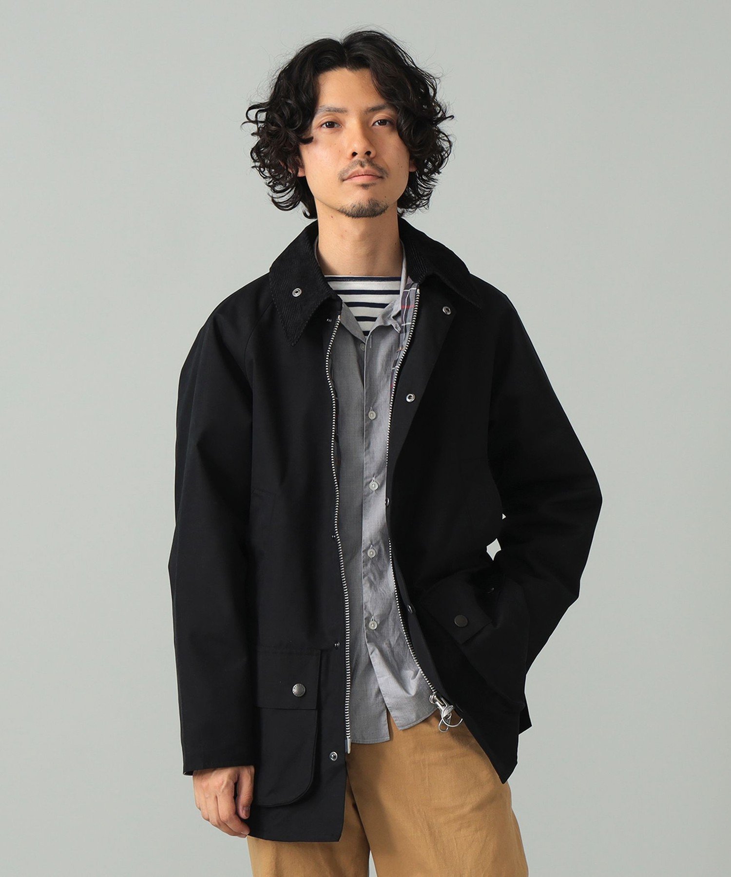 BEAMS MEN｜【別注】Barbour / BEDALE CLASSIC FIT ピーチスキン