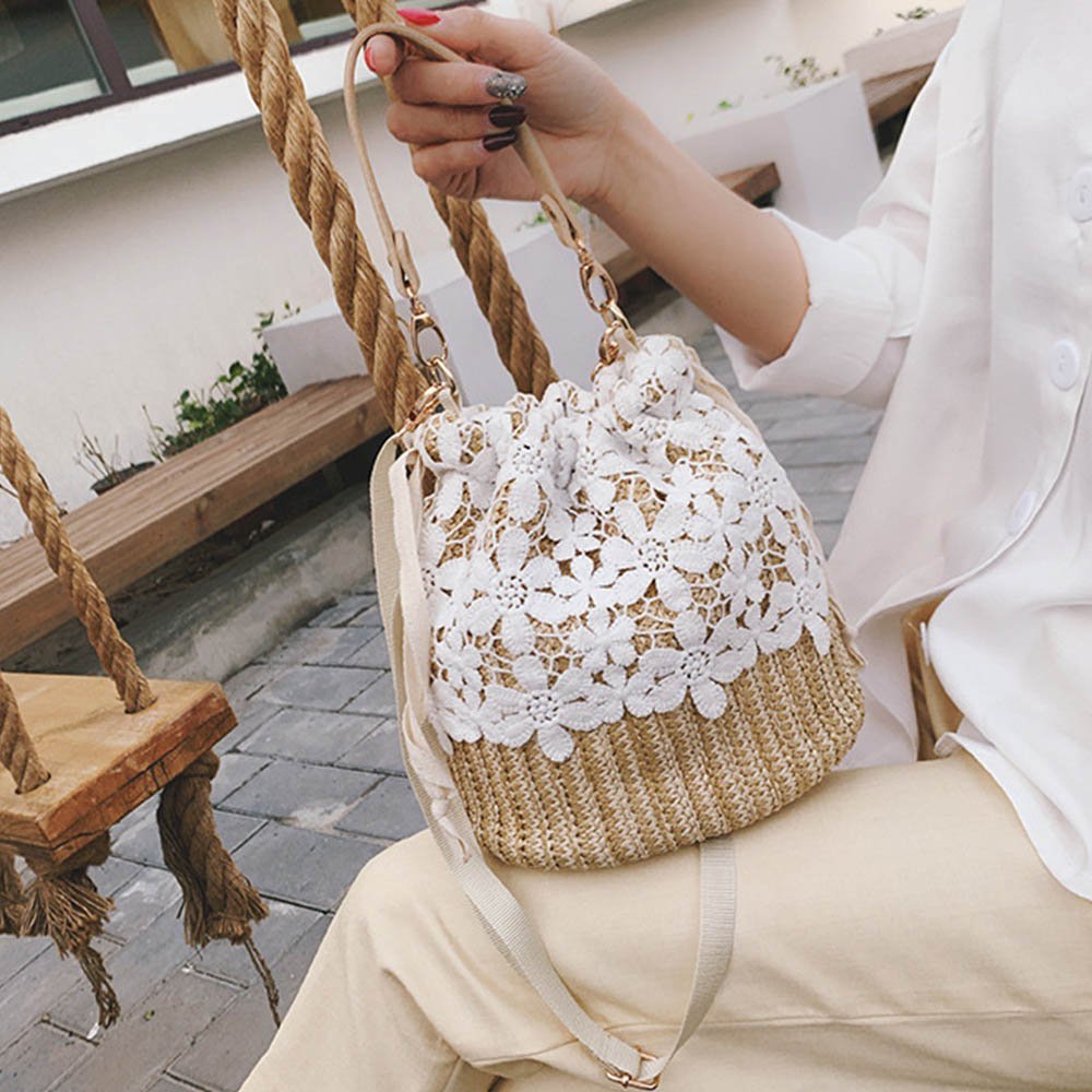 miniministore｜かごバッグ レース ショルダーバッグ | Rakuten