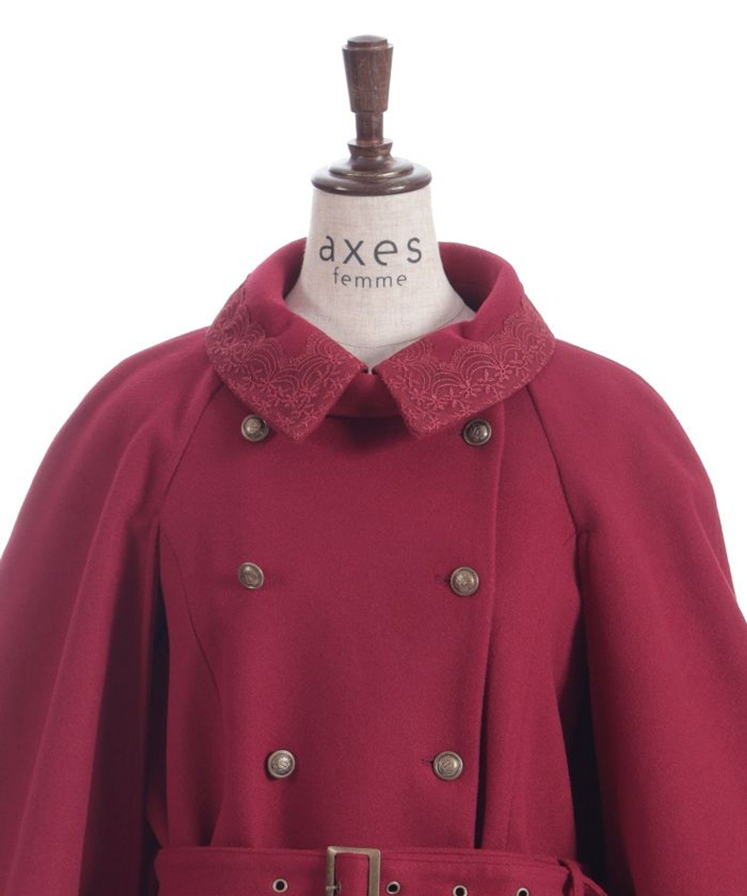 axes femme｜ダブルボタンケープコート | Rakuten Fashion(楽天