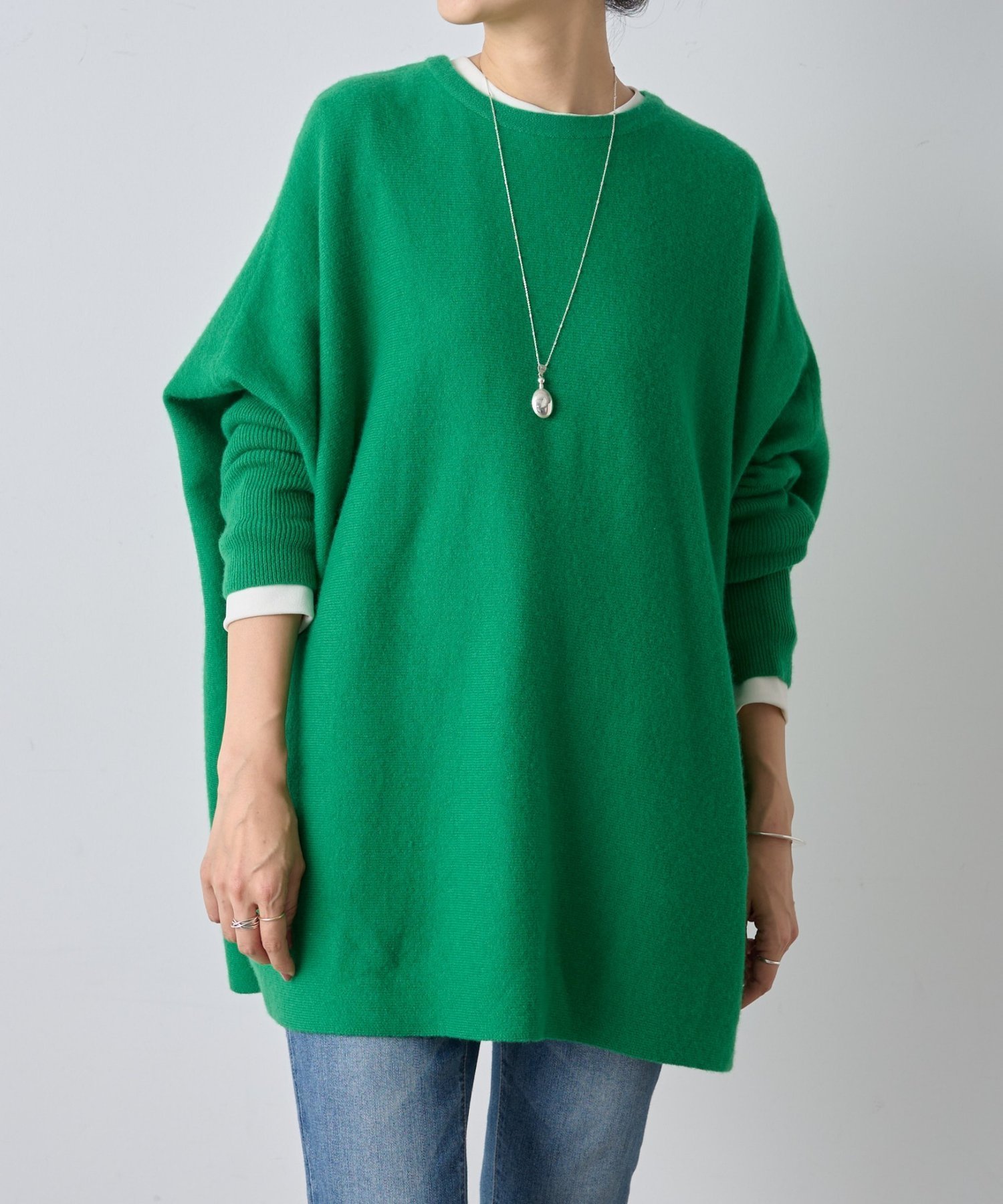 BEARDSLEY｜クルービッグニット(ショート) | Rakuten Fashion(楽天