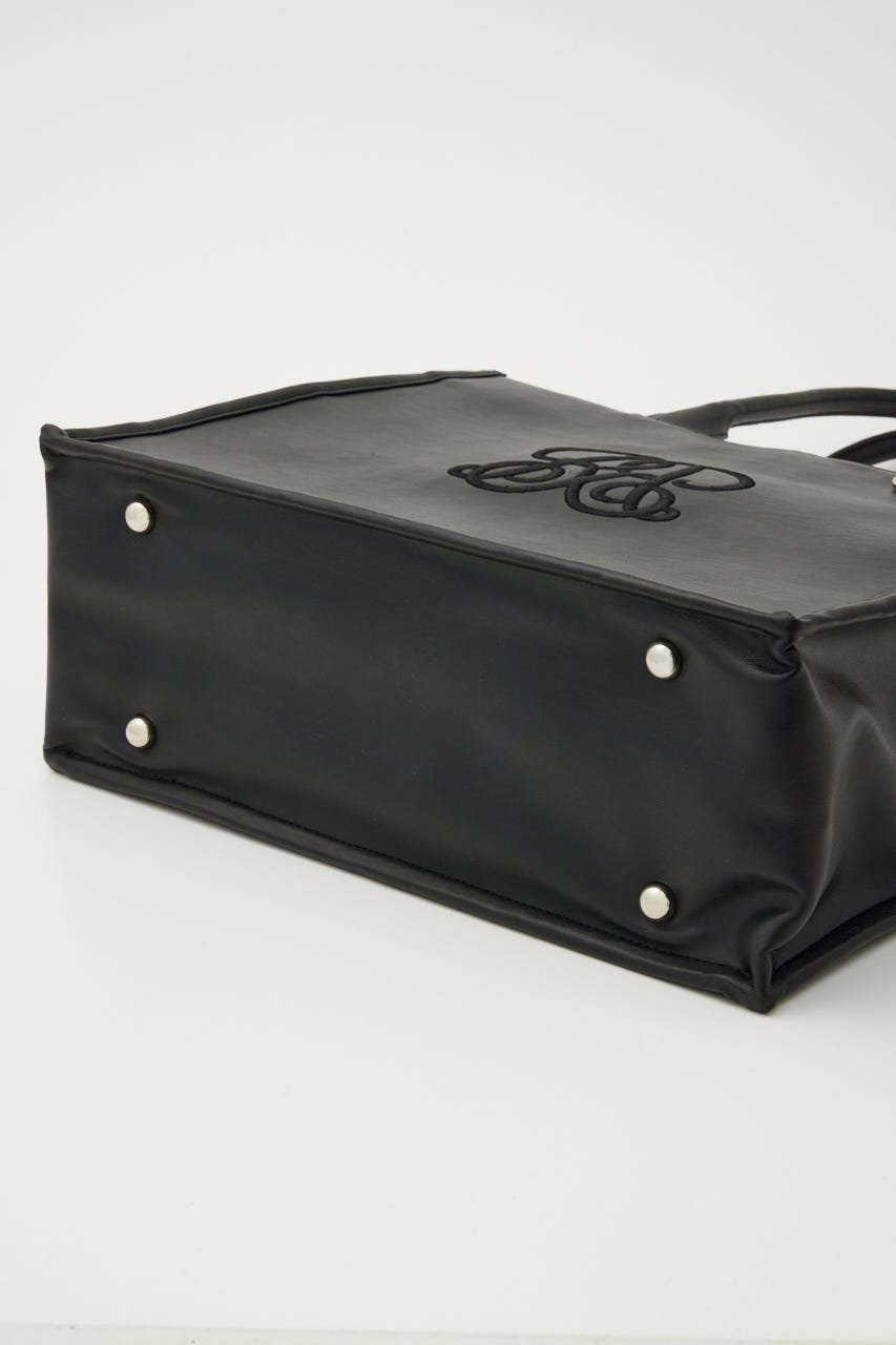 rienda｜【WEB限定】WRRロゴフェイクレザートートバッグ | Rakuten