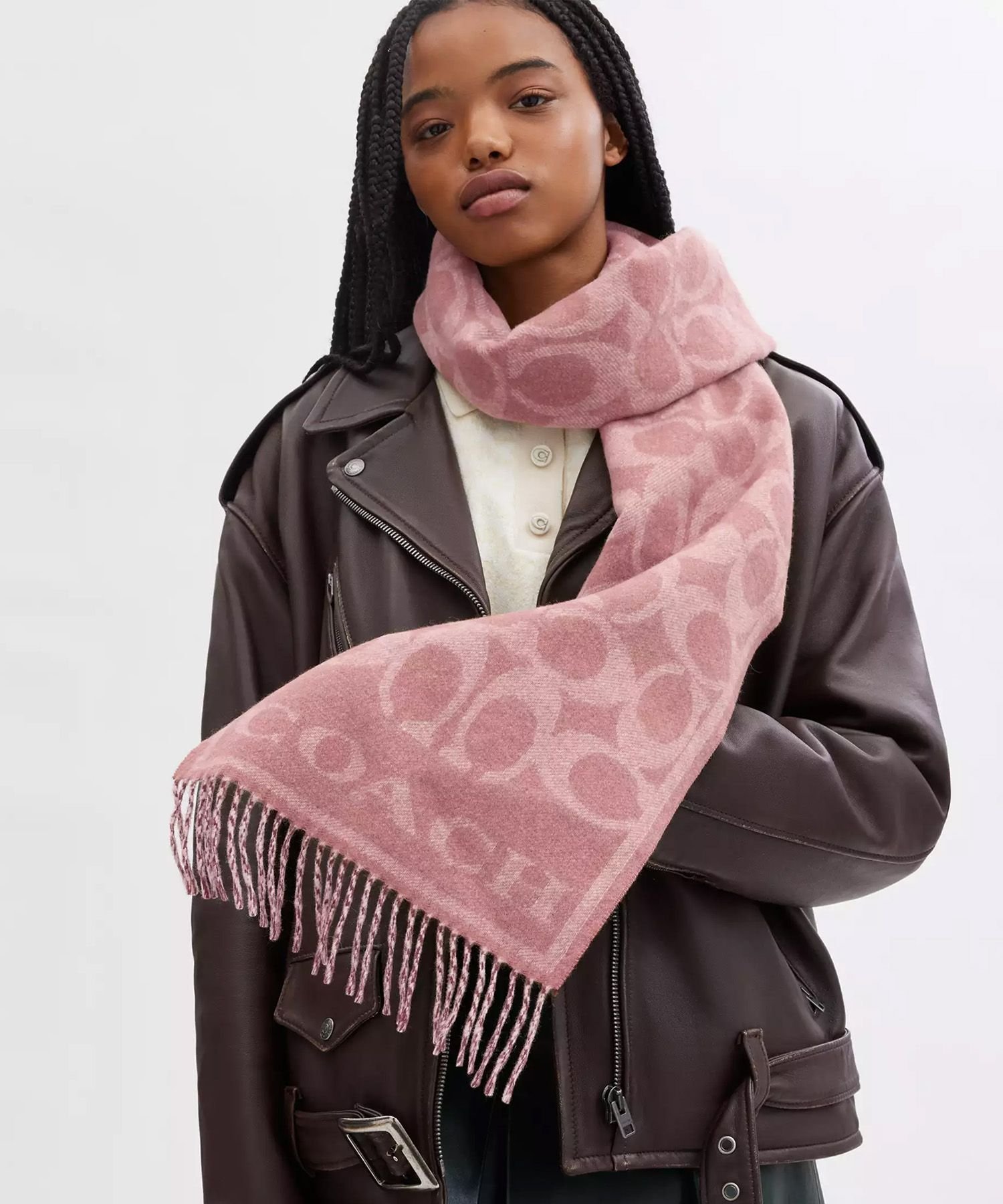 COACH｜【公式】リバーシブル シグネチャー カシミヤ マフラー