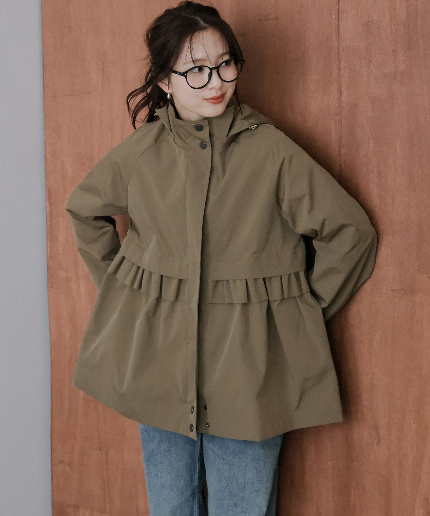 楽天市場】フリル コート（レディースファッション）の通販