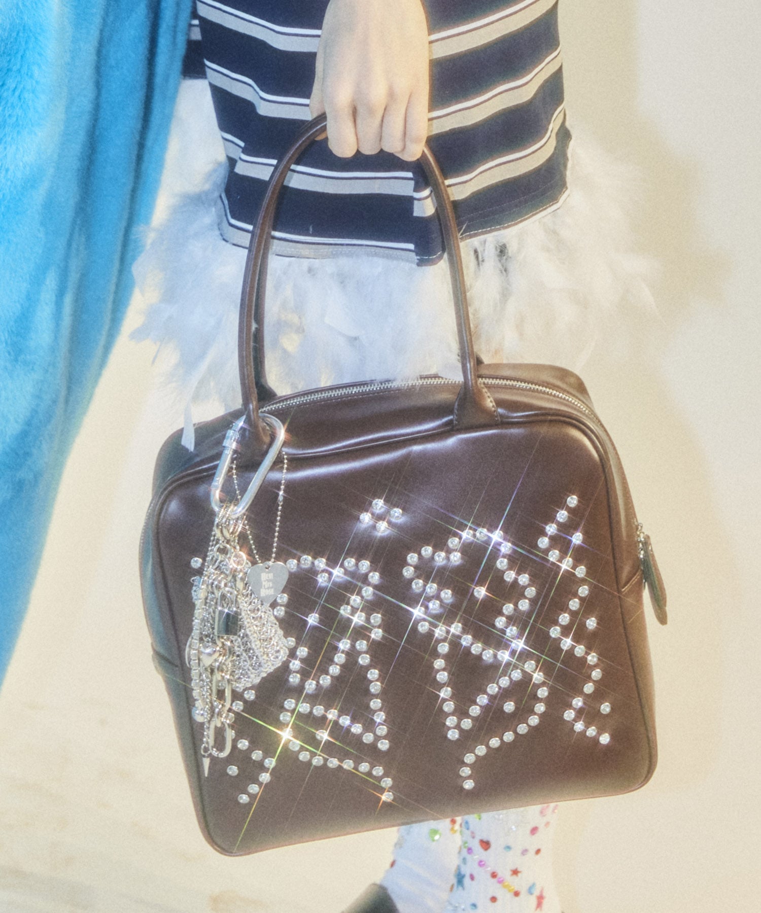 CASSELINI｜HEY! Mrs ROSE(ヘイ!ミセスローズ)Rhinestone Boston