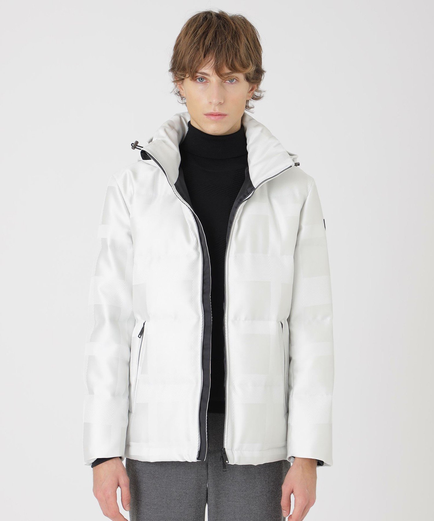 BLUE LABEL / BLACK LABEL CRESTBRIDGE｜シャドーチェックカルゼダウン