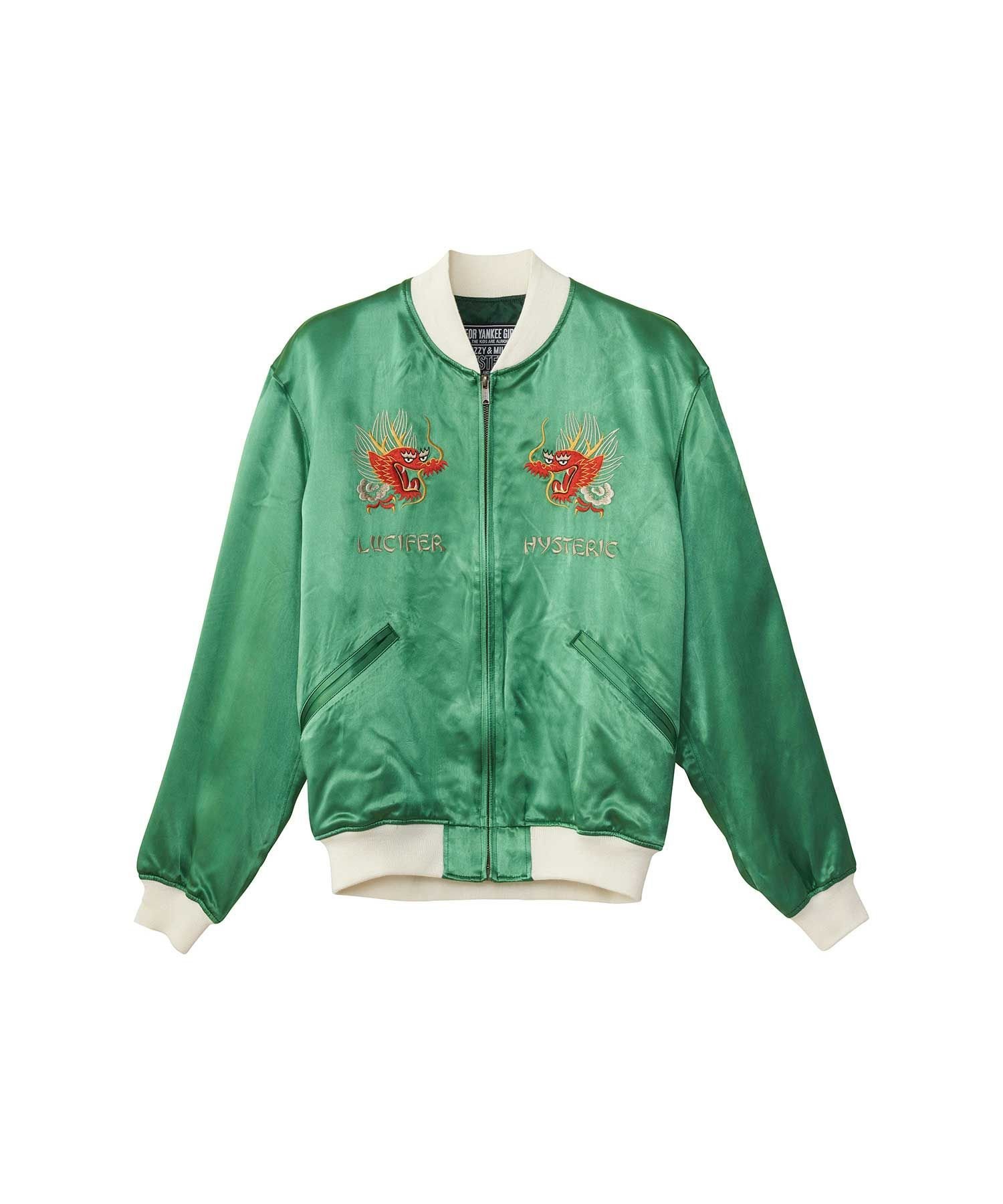 HYSTERIC GLAMOUR｜DRAGON LADY TOUR刺繍 スカジャン | Rakuten