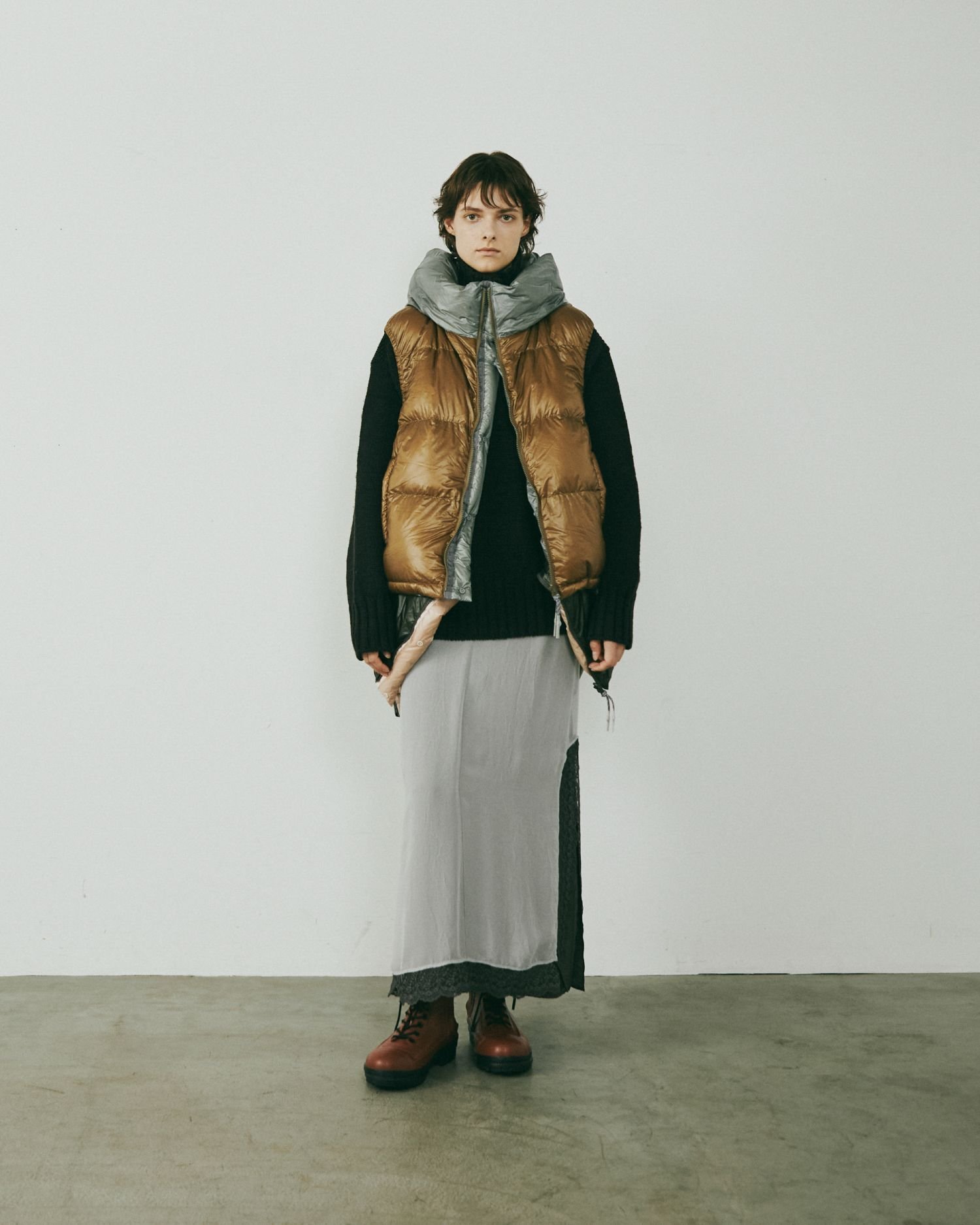 beautiful people｜NANGA multilayering down vest blouson | Rakuten
