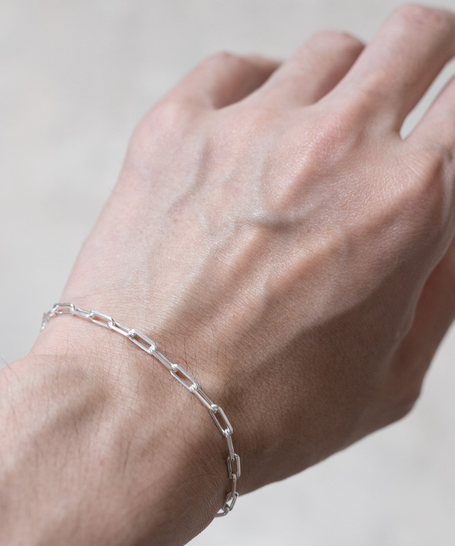 composite｜FINE AZUKI CHAIN BRACELET SV アズキチェーン細