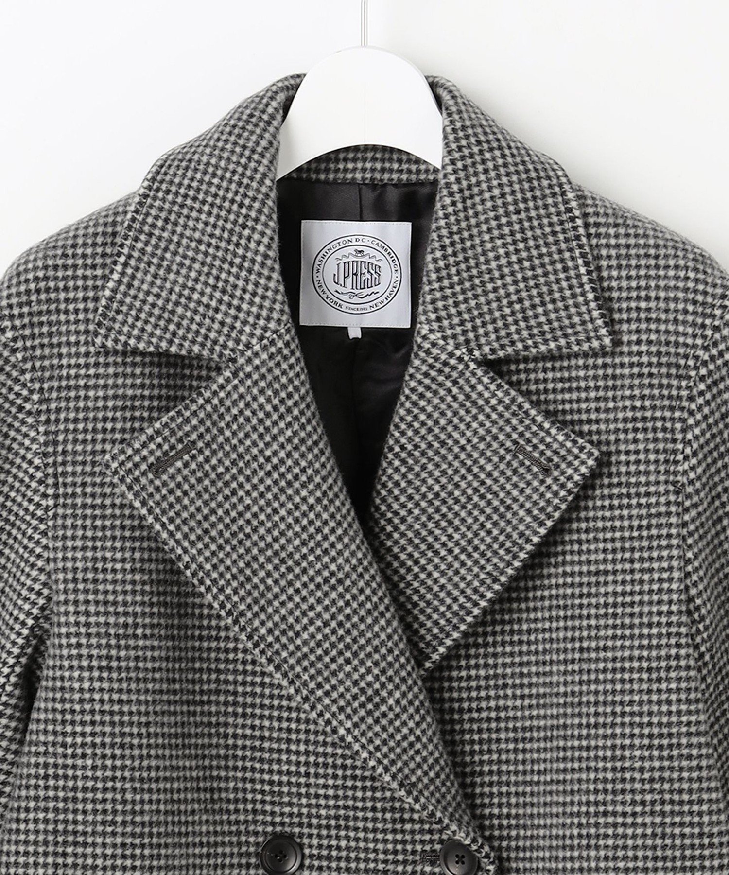 J.PRESS｜チェックビーバー Pコート | Rakuten Fashion(楽天