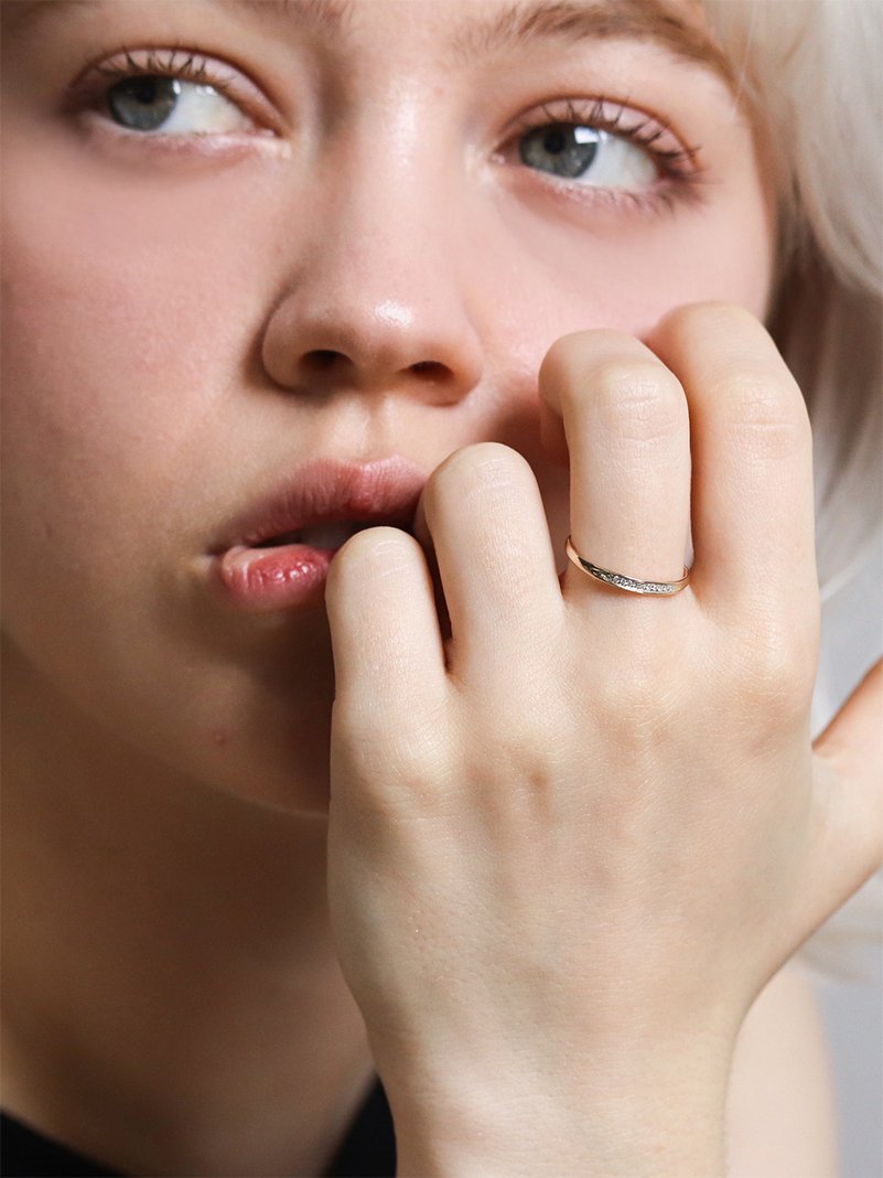 cui-cui｜ダイヤモンド リング | K10YG 〈世界最小〉 | Rakuten