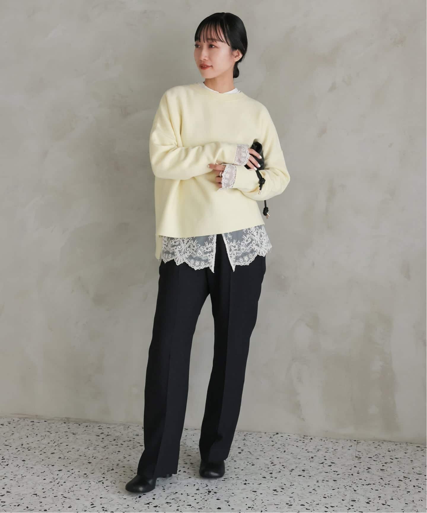 SLOBE IENA｜《WEB限定/追加予約》チュールレースブラウス | Rakuten