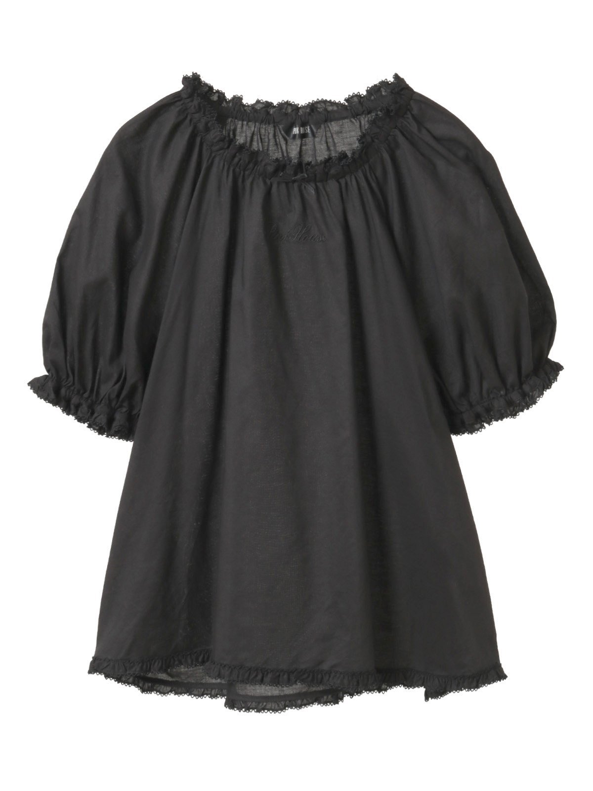 PINK HOUSE｜ロゴ刺繍入りローンブラウス | Rakuten Fashion(楽天