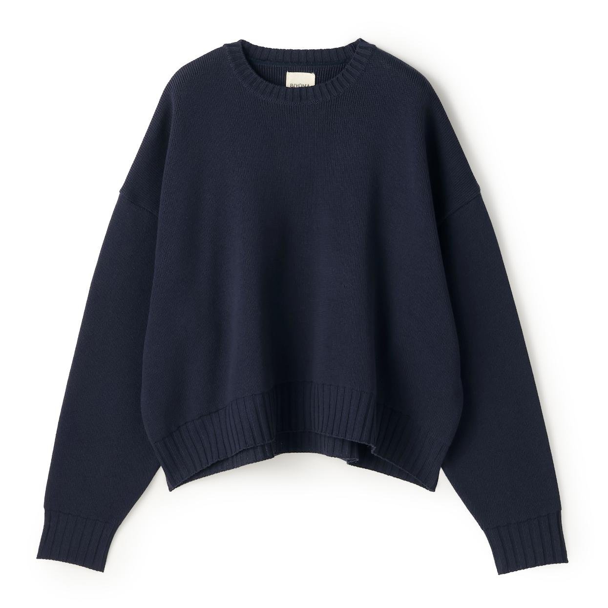 BIYOMA｜COTTON ACRYLIC KNIT PULLOVER | Rakuten Fashion(楽天