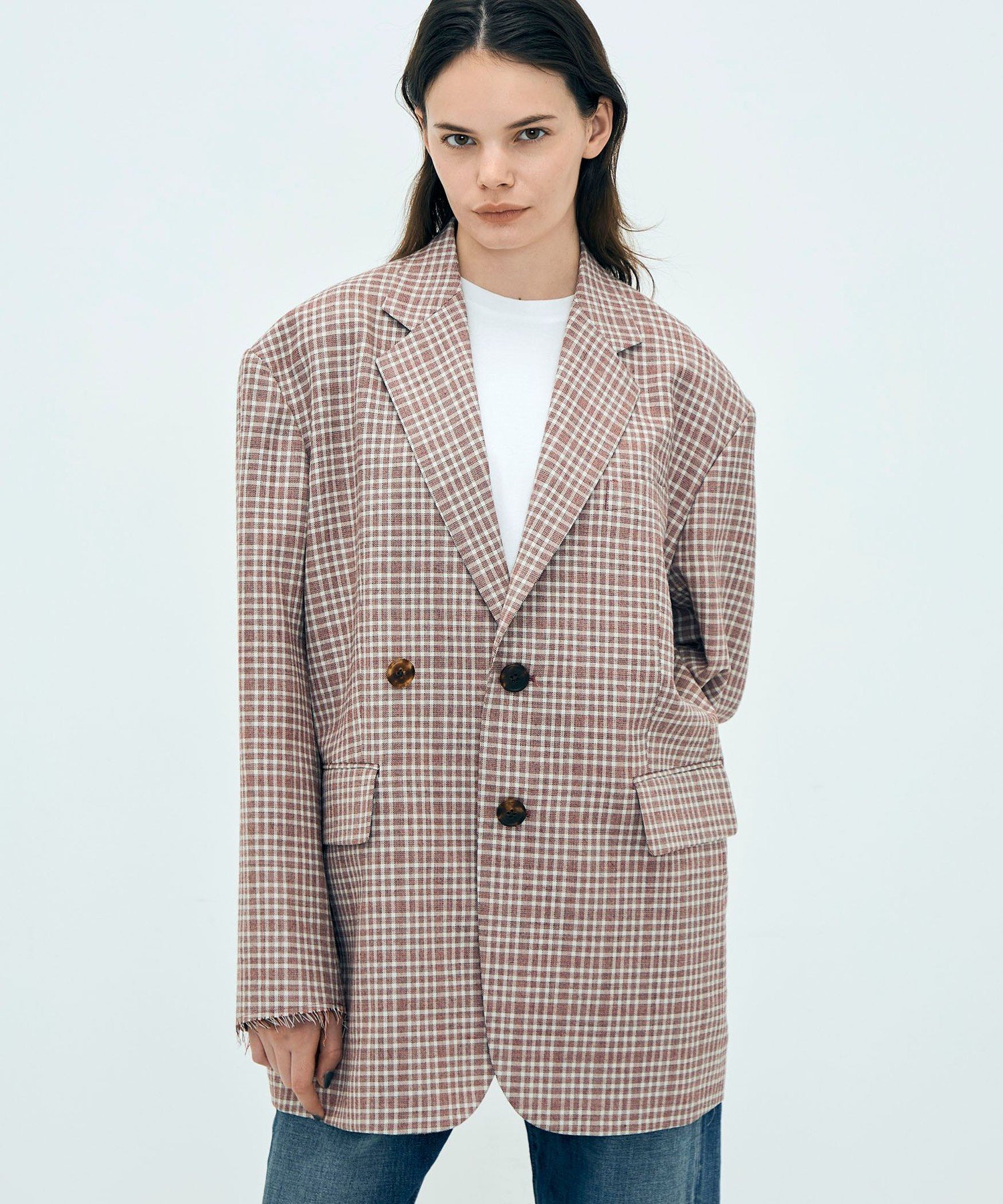 TOMORROWLAND｜edition pourell ウールマルチチェック ジャケット