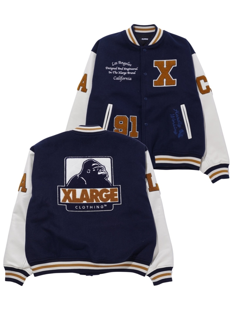 楽天市場】【SALE／10%OFF】XLARGE OG LOGO VARSITY JACKET ジャケット