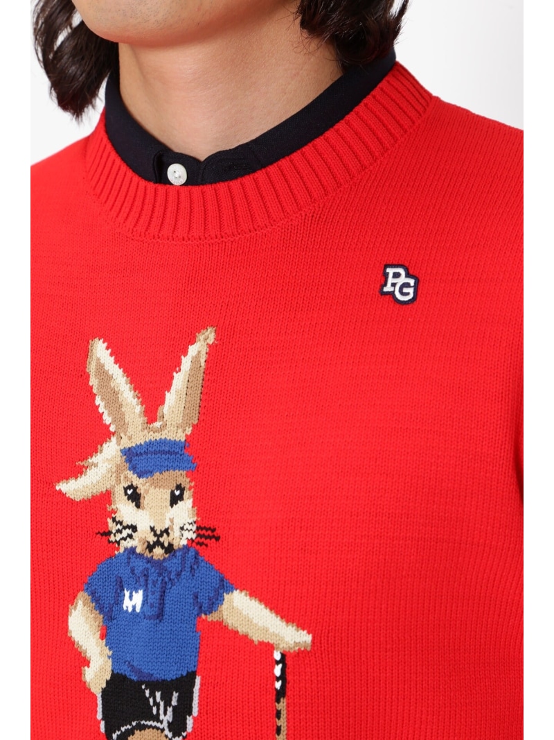 楽天市場】PEARLY GATES インターシャクルーネックニット ＜トラッド