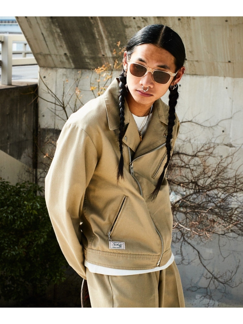 楽天市場】Schott xDICKIES/ディッキーズ FADE DOUBLE RIDERS/フェード