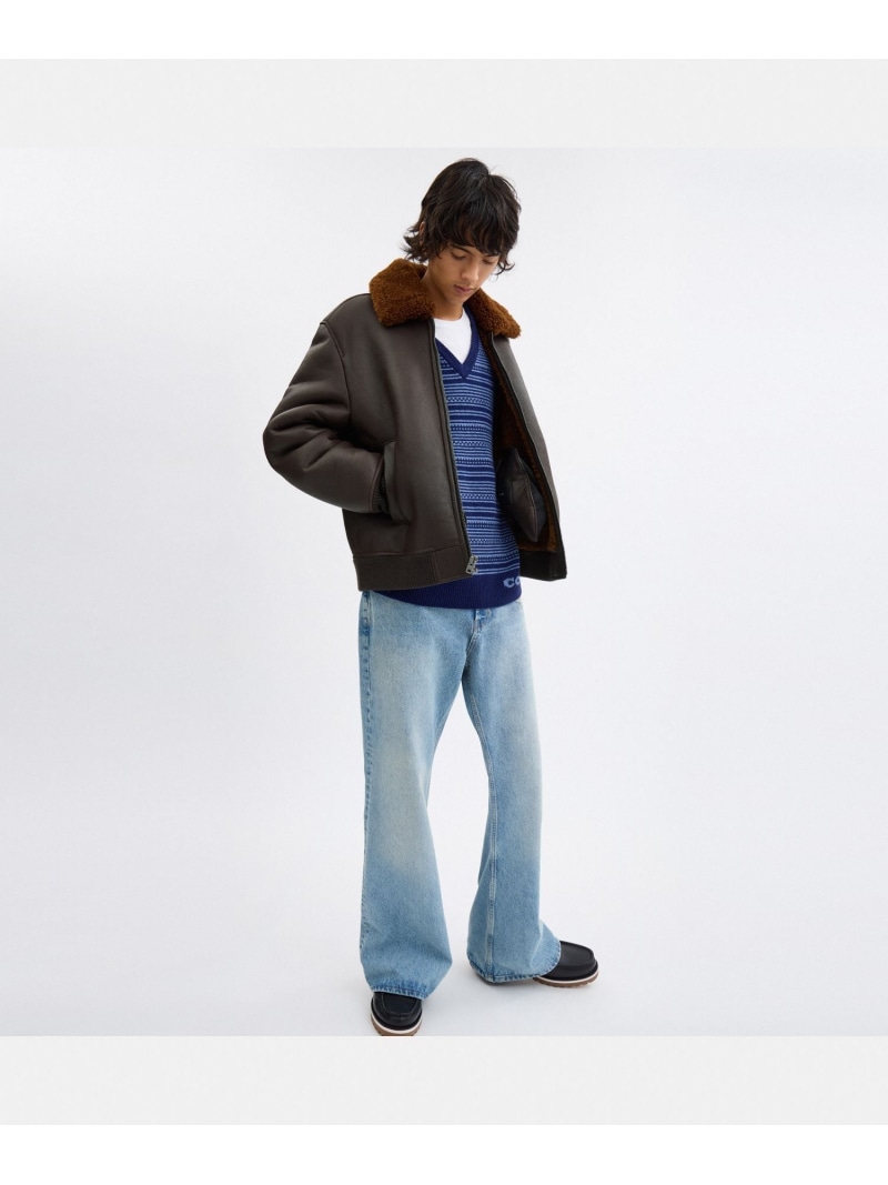 楽天市場】COACH OUTLET 【公式】シアリング ボンバー コーチ