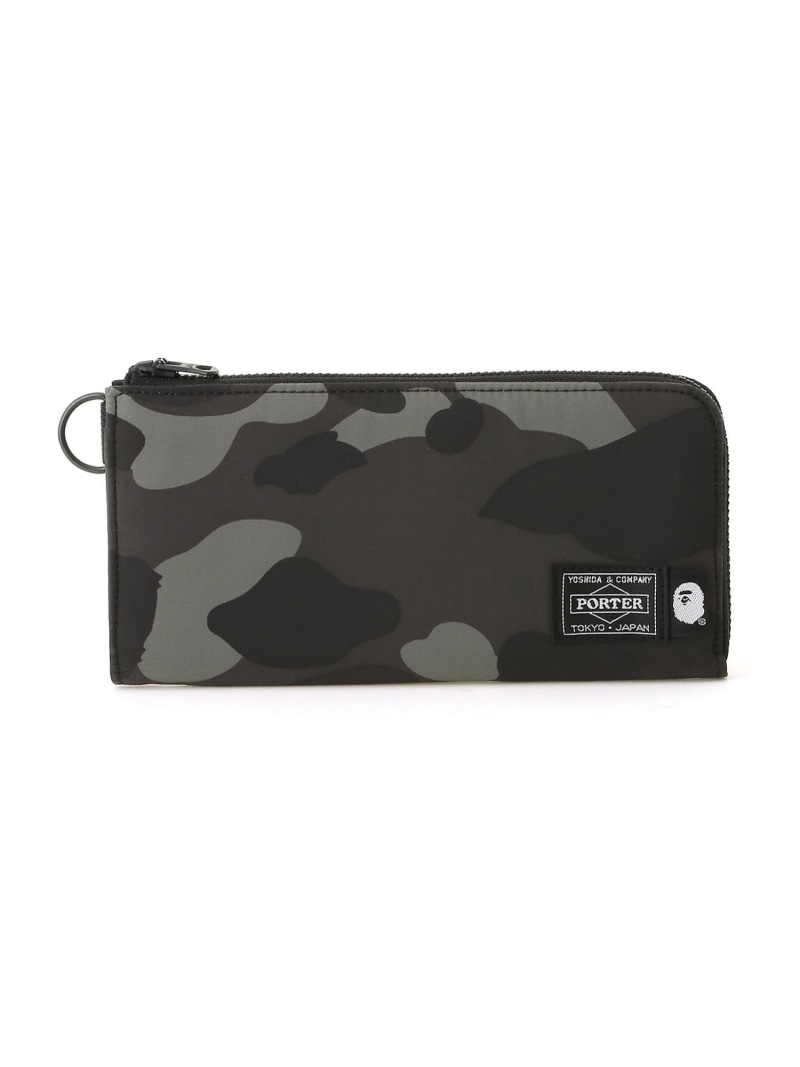 楽天市場】A BATHING APE 【 BAPE X PORTER 】 COLOR CAMO LONG WALLET