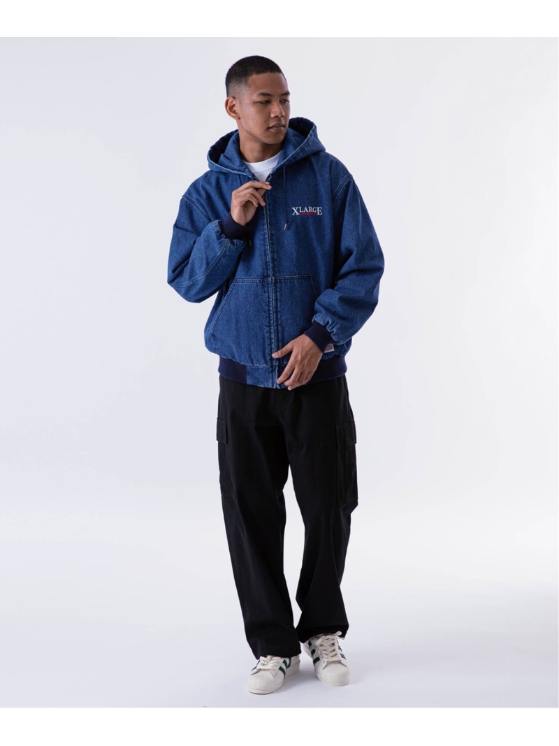 楽天市場】【SALE／50%OFF】XLARGE HOODED DENIM WORK JACKET