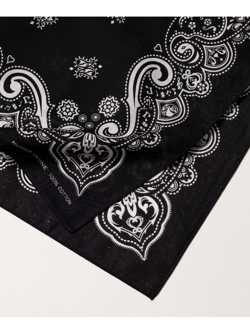 楽天市場】NUMBER (N)INE BANDANA ナンバーナイン ファッション雑貨