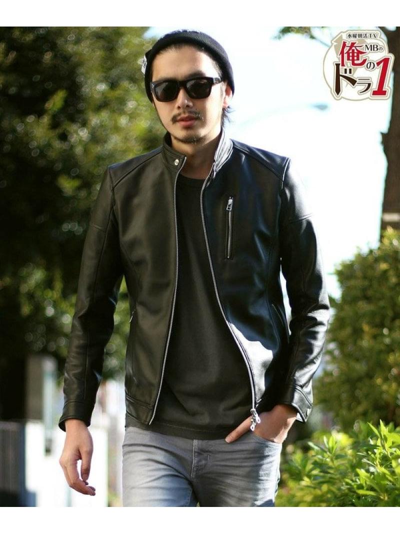 楽天市場】RATTLE TRAP シングルライダースレザージャケット メンズ