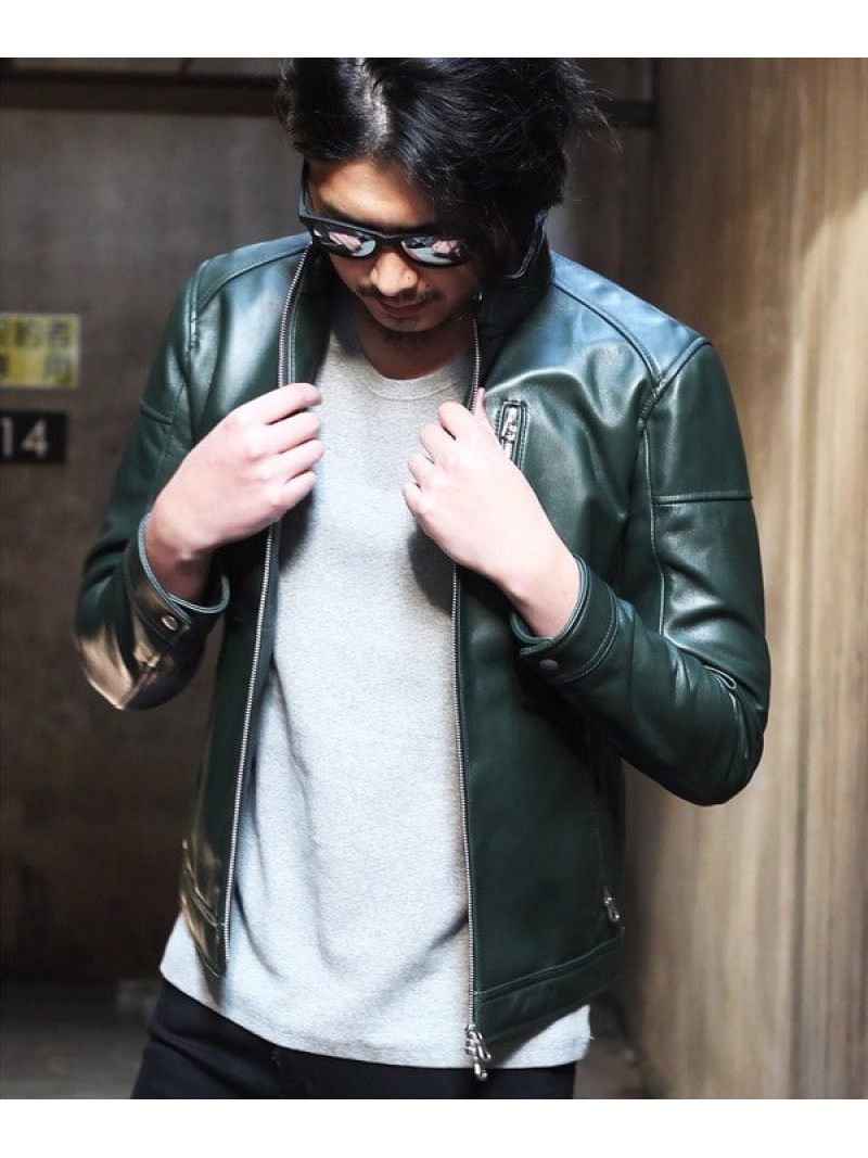 楽天市場】RATTLE TRAP シングルライダースレザージャケット メンズ