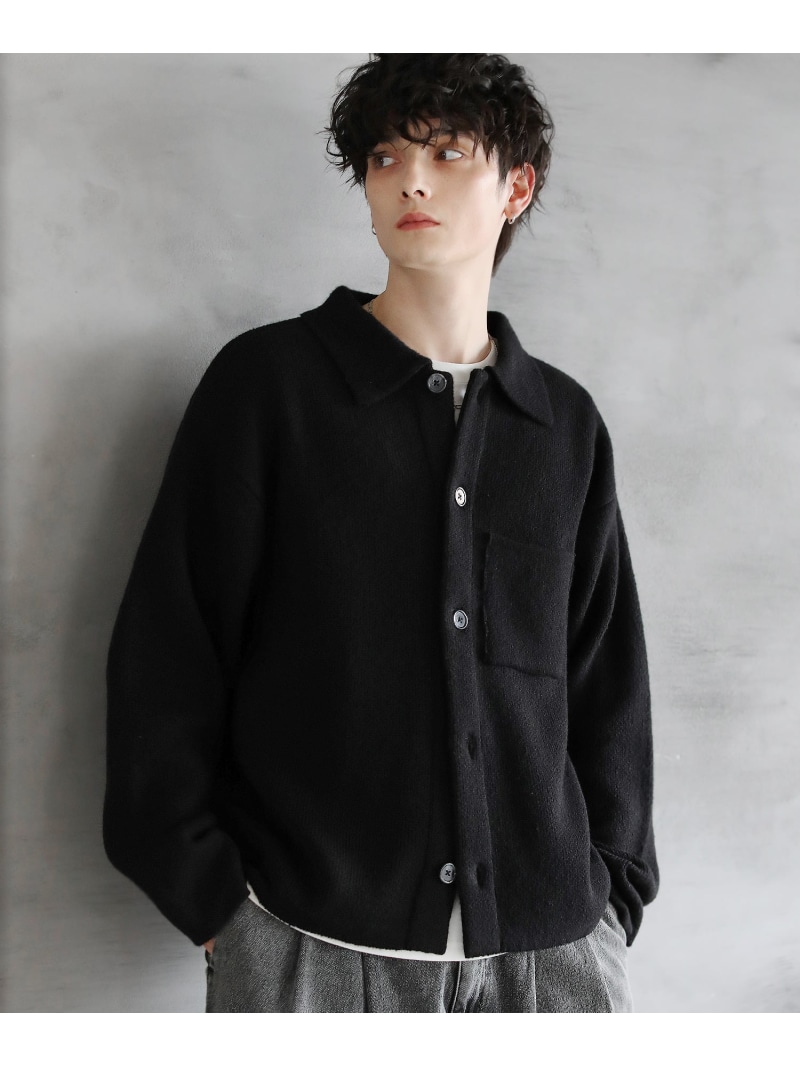 楽天市場】ASTRONOMY ウォッシャブルニットシャツカーディガン