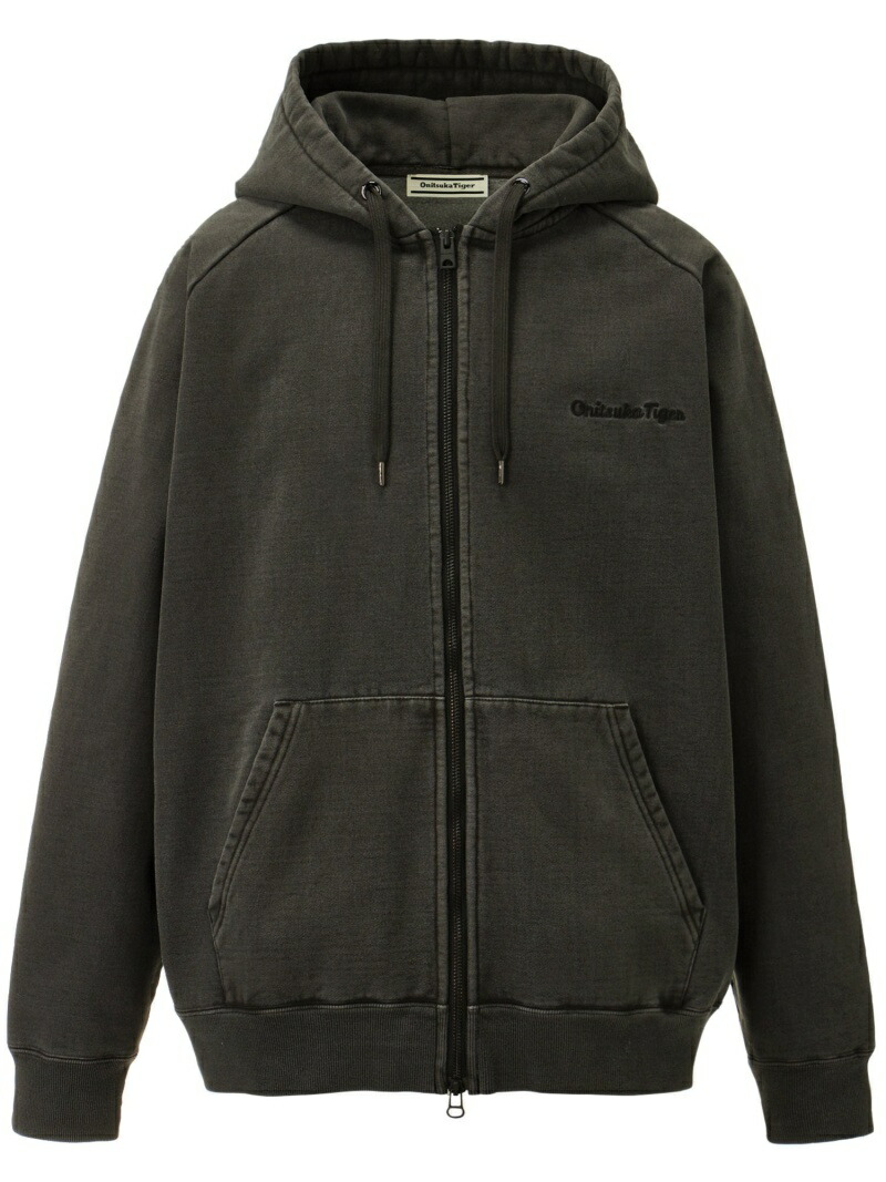 楽天市場】Onitsuka Tiger 【公式ショップ】WASHED ZIP UP HOODIE