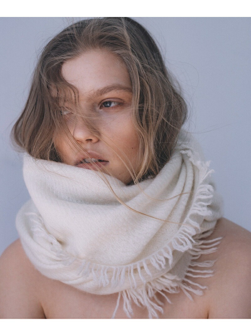 楽天市場】Elegancese elegancese/fringe ピュアカシミア100% マフラー