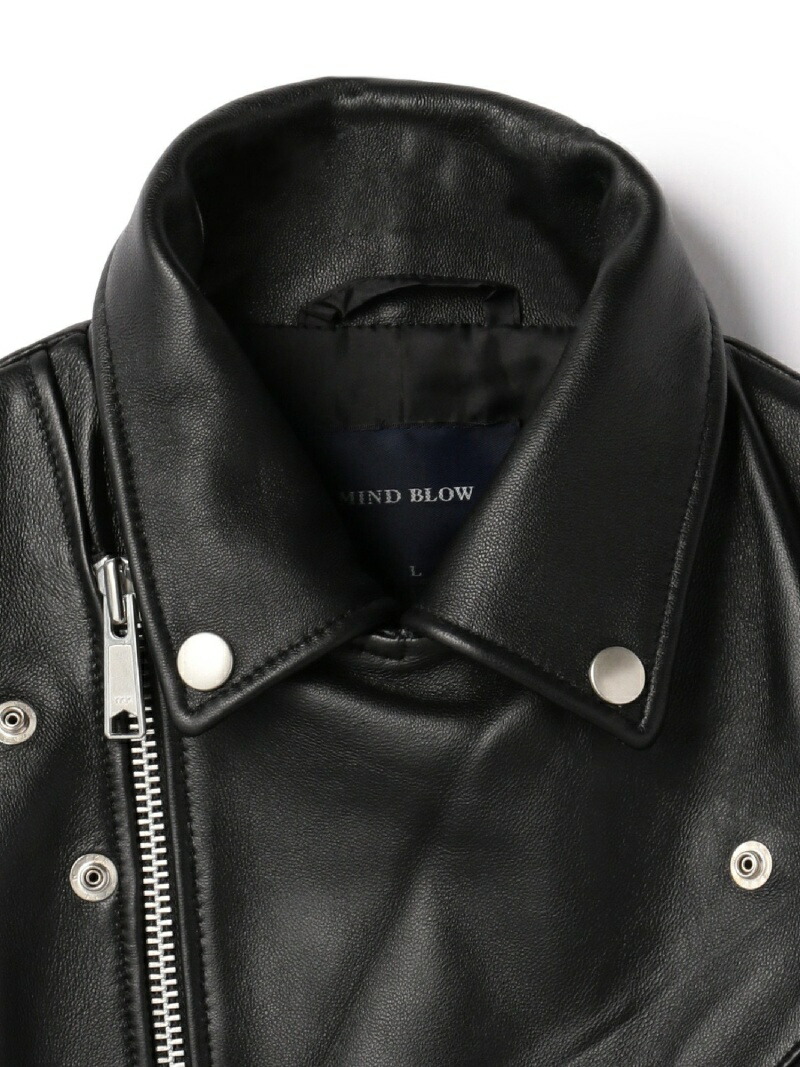 楽天市場】MIND BLOW ダブルライダースレザージャケット メンズ ビギ