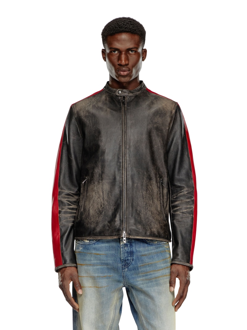 楽天市場】DIESEL メンズ レザージャケット ディーゼル ジャケット