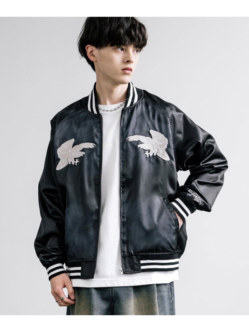 楽天市場】Ed Hardy エドハーディー スカジャン(トランプ柄/ワシ柄