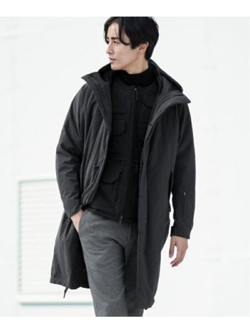 楽天市場】【SALE／50%OFF】NANO universe 機能中綿ロングモッズコート