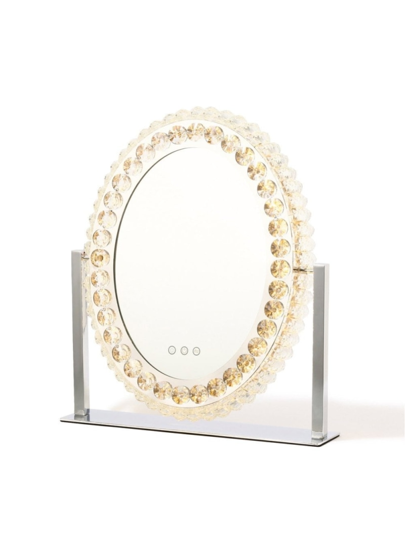 楽天市場】Francfranc ブリエ ハリウッドミラー ラウンド 調光 調色