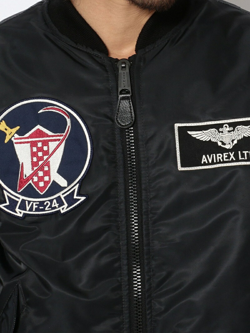 楽天市場】AVIREX ピンナップガール MA-1/PINUP MA-1 VF-24