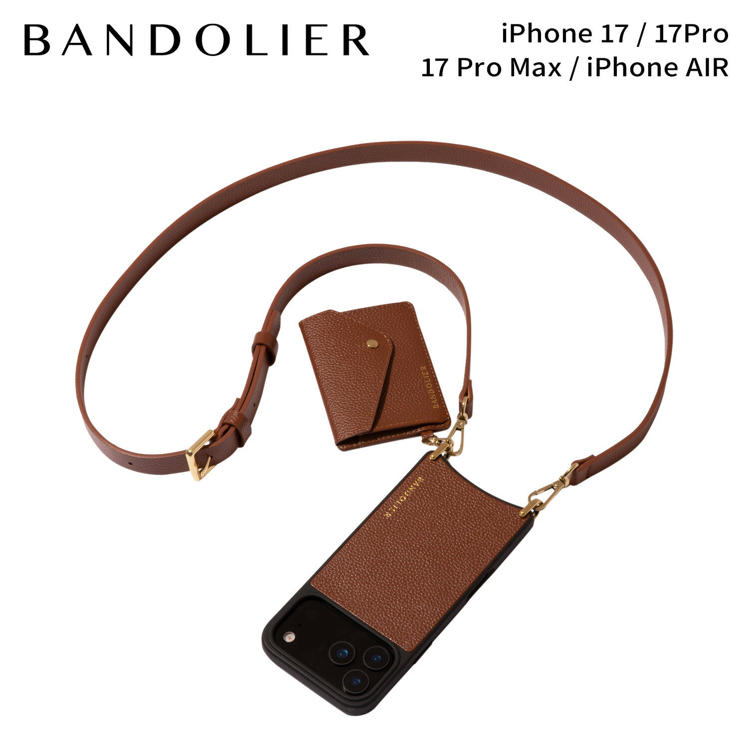 楽天市場】バンドリヤー BANDOLIER スマホショルダー iPhone17 17Pro