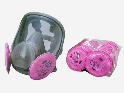 楽天市場】【お徳用】3M 取替え式防じんマスク(全面体)6000F/2091