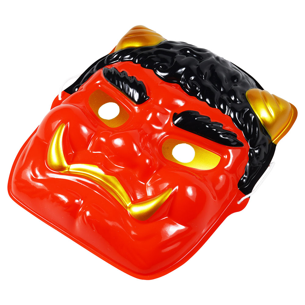 楽天市場】お面 赤鬼 PET製 [ お面 おめん プラスチック製 お祭り 縁日