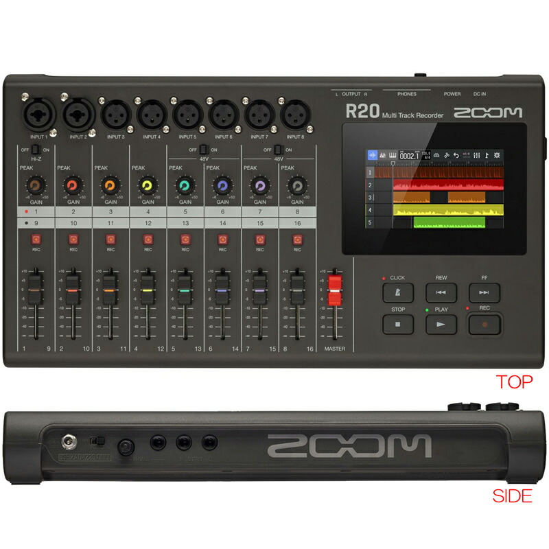 楽天市場】zoom r16（マルチトラックレコーダー｜DAW・DTM・レコーダー