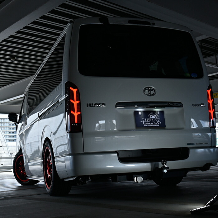 楽天市場】200系 ハイエース 3Dユーロビーム LED テールランプ クリア