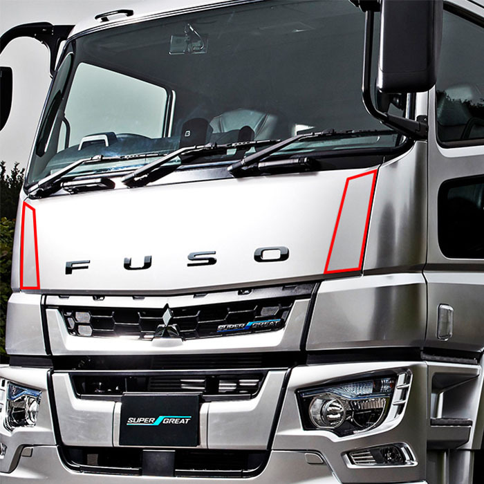 楽天市場】三菱ふそう 17スーパーグレート メッキ フロントサイド