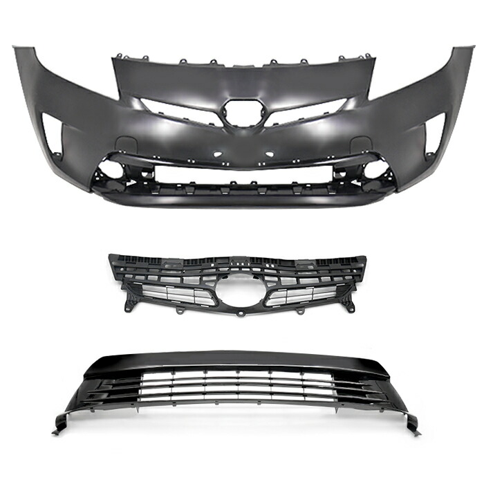 楽天市場】ZVW30系 プリウス 後期 純正タイプ フロントバンパー フォグ