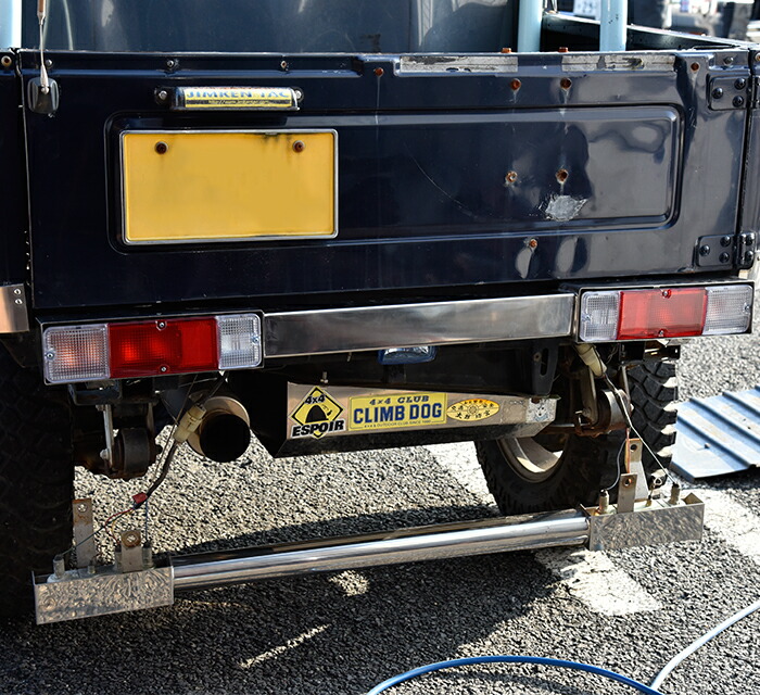 楽天市場】JA11 ジムニー スクエア タイプ ステンレス リアバンパー JA