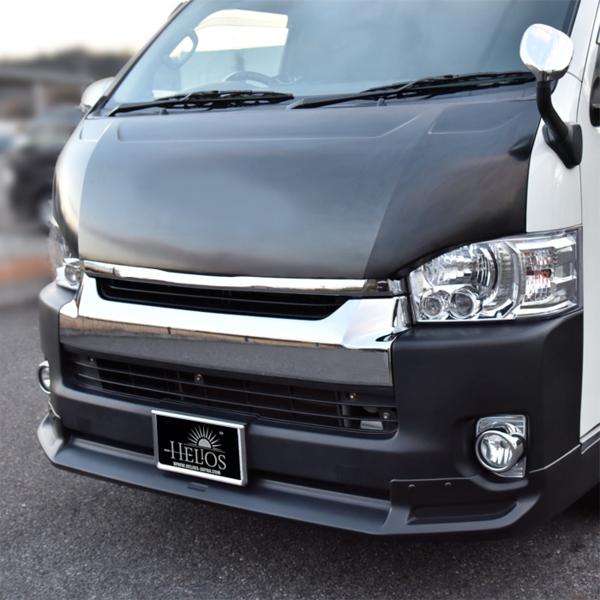 楽天市場】200系 ハイエース ワイド バッドフェイス ボンネット 未塗装