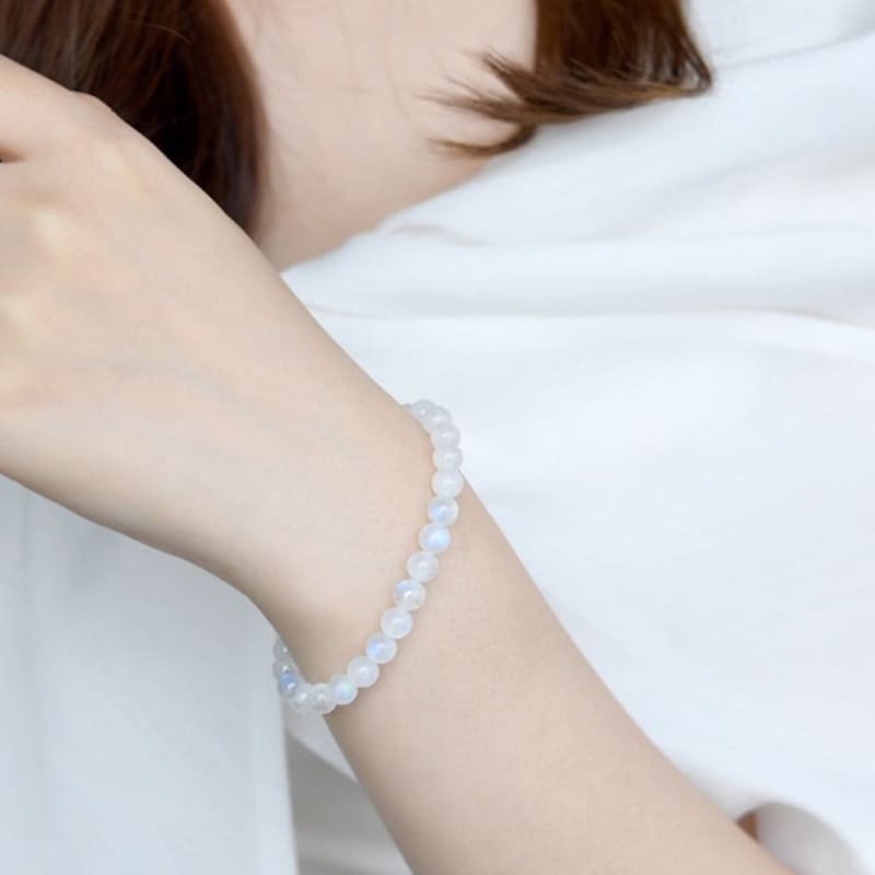 楽天市場】ブルームーンストーン ブレスレット シラーたっぷり！サイズ