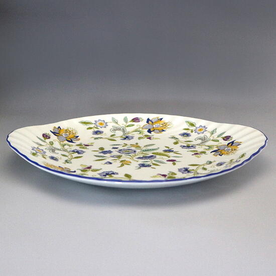 楽天市場】ミントン Minton 英国製 ハドンホール ブルー B＆B