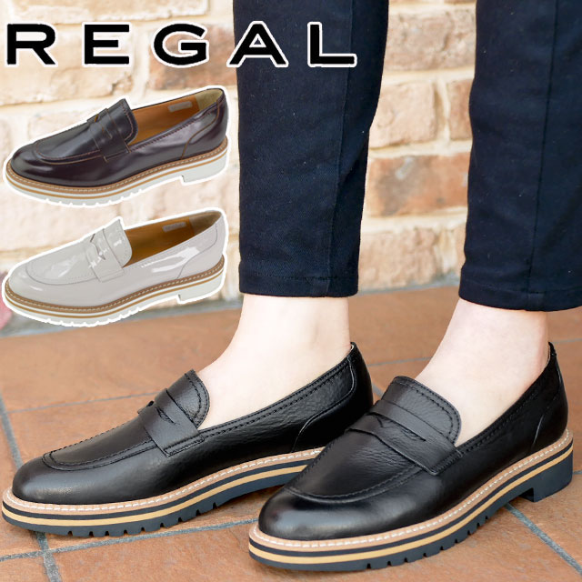 楽天市場】＼ポイント10倍／リーガル レディース 厚底ローファー