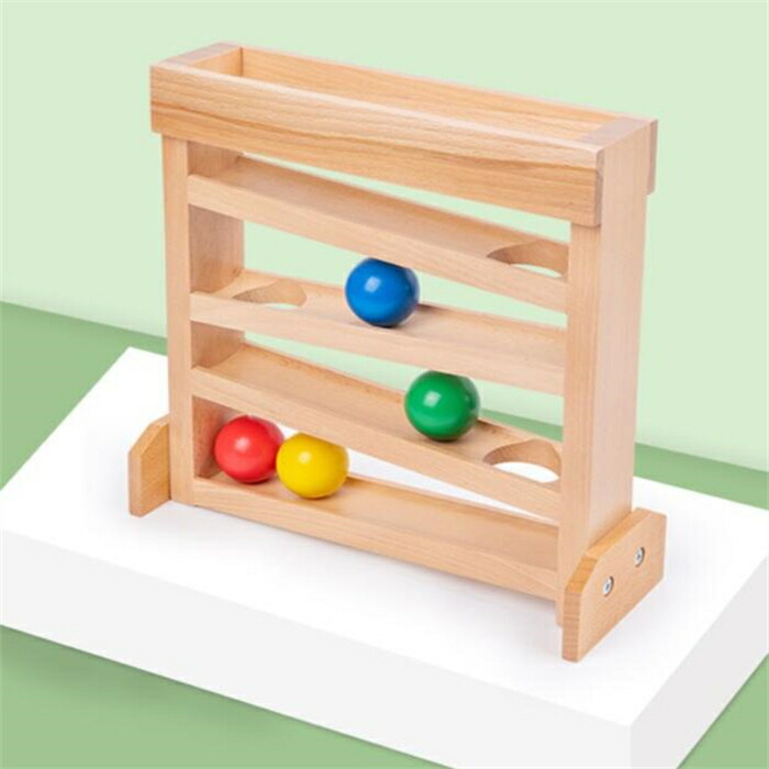 楽天市場】送料無料！ボールトラッカー幼児初期開発玩具モンテッソーリ