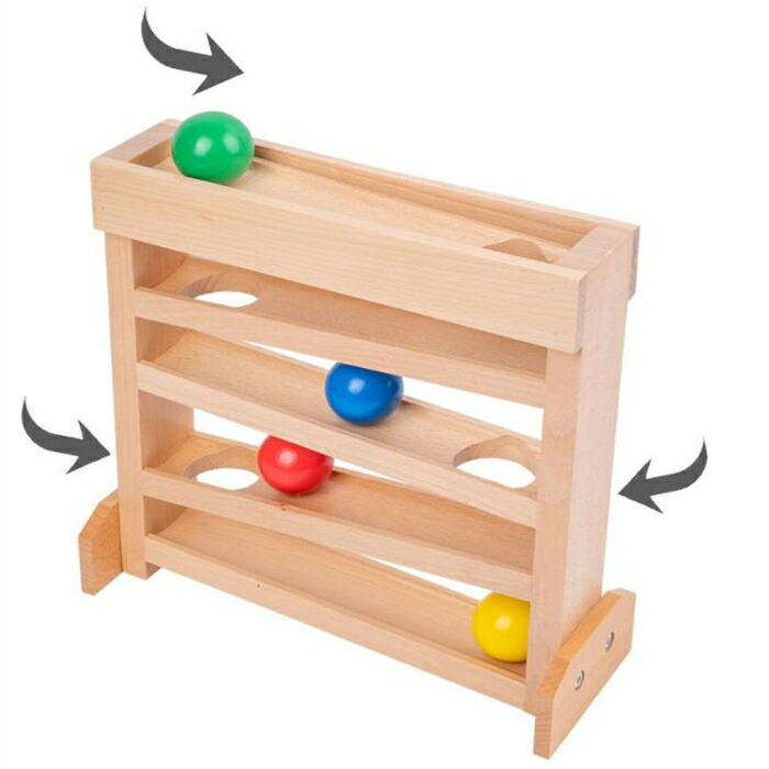 楽天市場】送料無料！ボールトラッカー幼児初期開発玩具モンテッソーリ